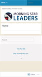 Mobile Screenshot of morningstarleaders.org